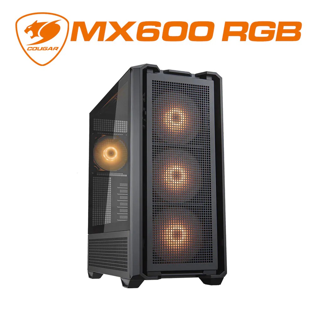 Cougar 美洲獅 MX600 RGB 全塔機箱 黑色